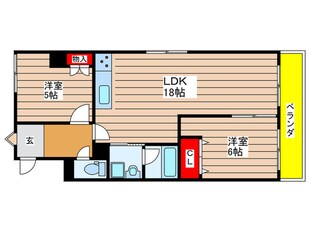 エクセル植田の物件間取画像